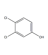 3,4-二氯酚結構式