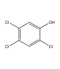 2,4,5-三氯苯酚結構式